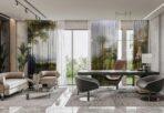 AdaHome Eyelet Curtains Collection Available in a Variety of Martials and Multicoloured - Code P317 - Image 3
