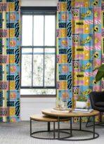 Code P328 - Lined Eyelet SUDEE Curtain Collection Multicoloured - Image 2