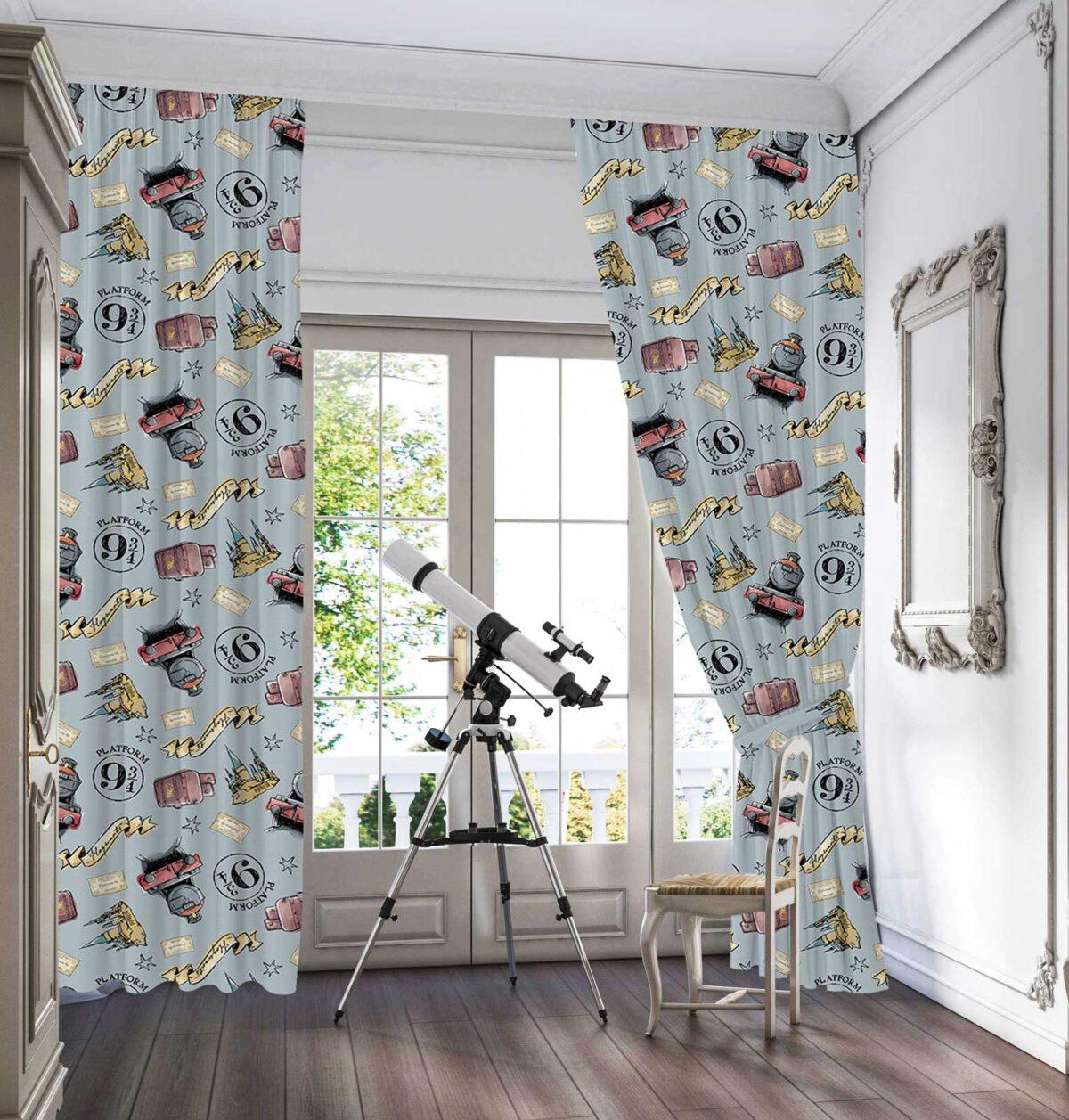 Code P341 - Lined Eyelet LINEN BLACKOUT Curtain Multicoloured - Image 2
