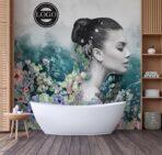 SPA Center MURAL WALLPAPER, Available in Various Paper Texture, Code S100. 105 CM WIDE ROLL PANELS. - Image 2