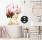 SPA Center, VINYL FABRIC TEXTILE Wall Mural in Different Texture, Code S108. It is produced as ONE PIECE WITHOUT JOINT. - Image 2