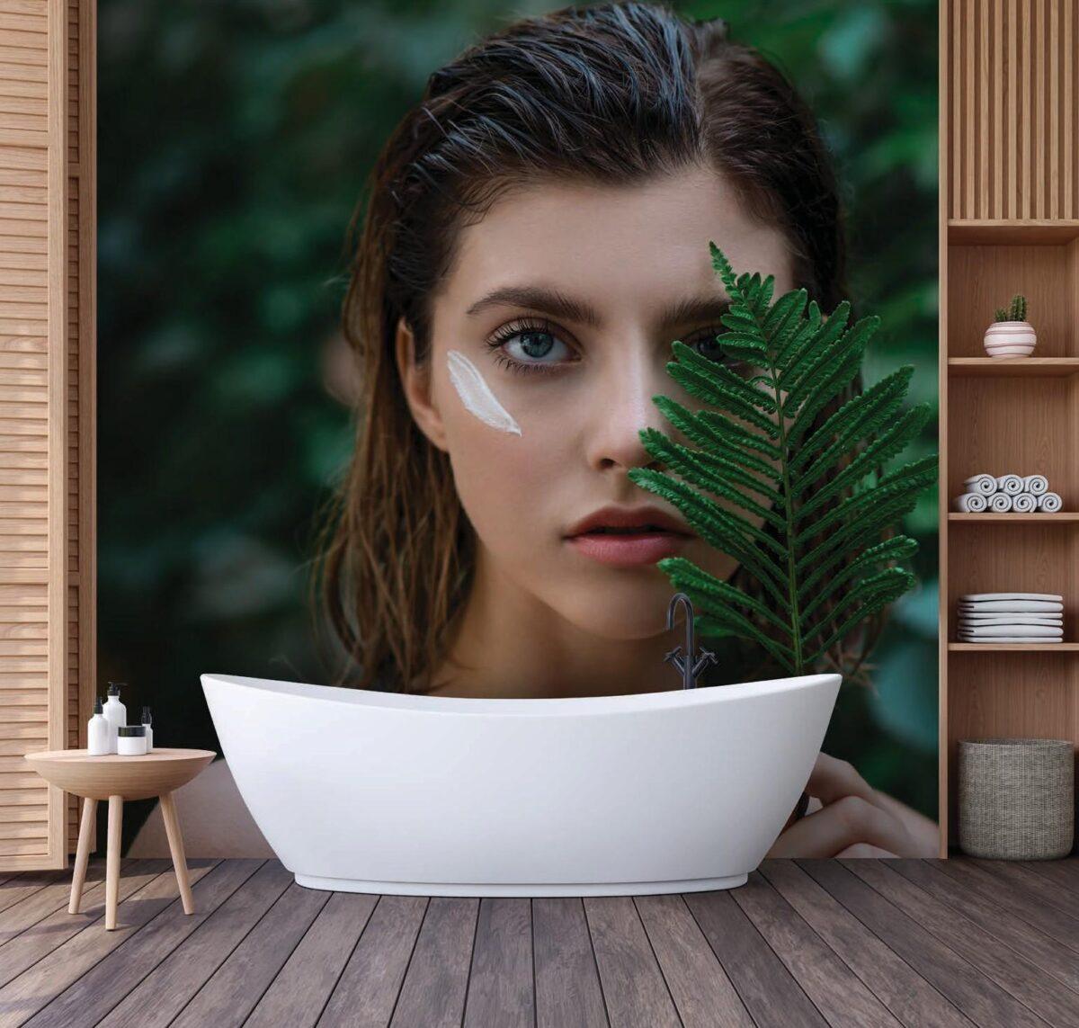 SPA Center MURAL WALLPAPER, Available in Various Paper Texture, Code S112. 105 CM WIDE ROLL PANELS. - Image 2