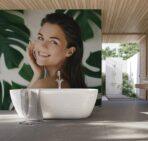 SPA Center MURAL WALLPAPER, Available in Various Paper Texture, Code S113. 105 CM WIDE ROLL PANELS. - Image 2
