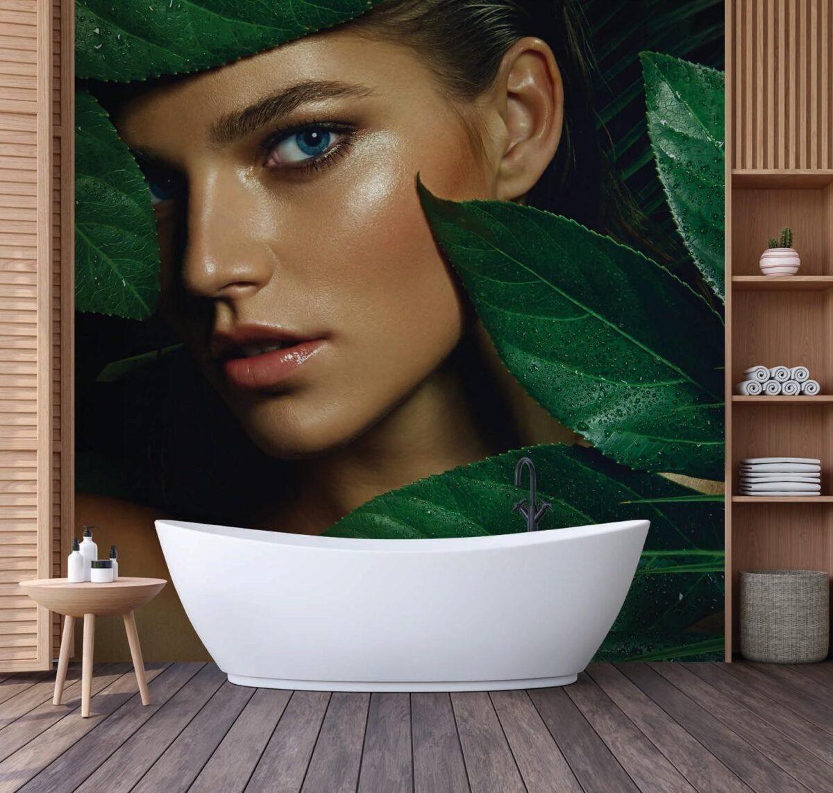 SPA Center MURAL WALLPAPER, Available in Various Paper Texture, Code S116. 105 CM WIDE ROLL PANELS. - Image 2