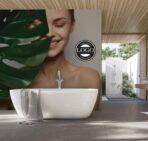 SPA Center MURAL WALLPAPER, Available in Various Paper Texture, Code S117. 105 CM WIDE ROLL PANELS. - Image 2