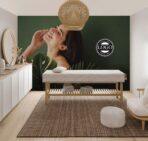 SPA Center MURAL WALLPAPER, Available in Various Paper Texture, Code S123. 105 CM WIDE ROLL PANELS. - Image 2