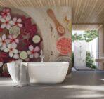 SPA Center MURAL WALLPAPER, Available in Various Paper Texture, Code S124. 105 CM WIDE ROLL PANELS. - Image 2