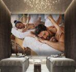 SPA Center, VINYL FABRIC TEXTILE Wall Mural in Different Texture, Code S137. It is produced as ONE PIECE WITHOUT JOINT. - Image 2