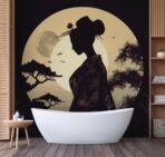 SPA Center, VINYL FABRIC TEXTILE Wall Mural in Different Texture, Code S153. It is produced as ONE PIECE WITHOUT JOINT. - Image 2