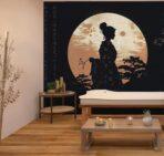 SPA Center, VINYL FABRIC TEXTILE Wall Mural in Different Texture, Code S155. It is produced as ONE PIECE WITHOUT JOINT. - Image 2
