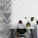 AdaHome Eyelet Curtains Collection Available in a Variety of Martials and Multicoloured - Code P313 - Image 5