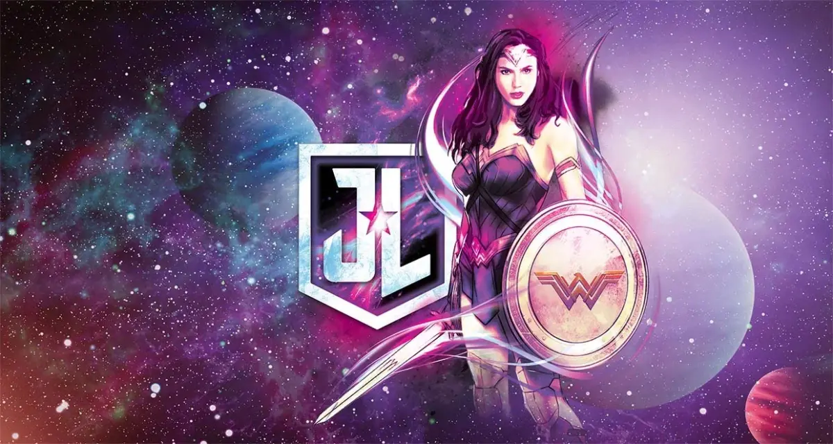 WONDER WOMAN, VINYL FABRIC TEXTILE Wall Mural in Different Texture, Code WB2017. It is produced as ONE PIECE WITHOUT JOINT. - Image 1