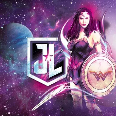 WONDER WOMAN MURAL WALLPAPER, Available in Various Paper Texture, Code WB2017. 105 CM WIDE ROLL PANELS.