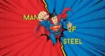 SUPERMAN, VINYL FABRIC TEXTILE Wall Mural in Different Texture, Code WB2021. It is produced as ONE PIECE WITHOUT JOINT.