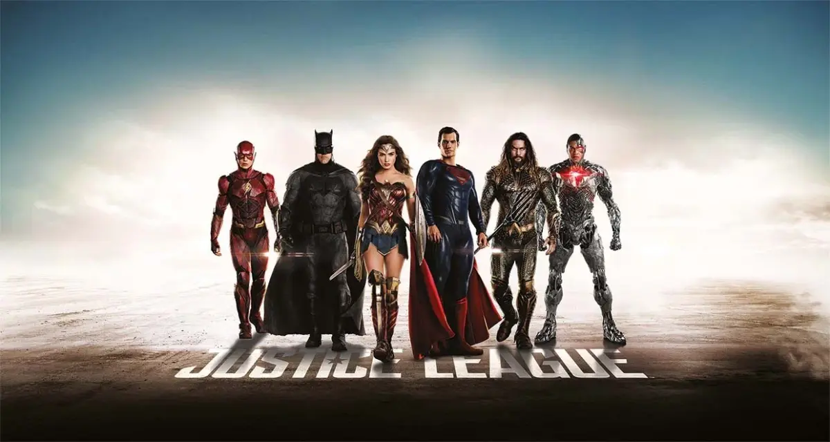 JUSTICE LEAGUE MURAL WALLPAPER, Available in Various Paper Texture, Code WB2026. 105 CM WIDE ROLL PANELS. - Image 1
