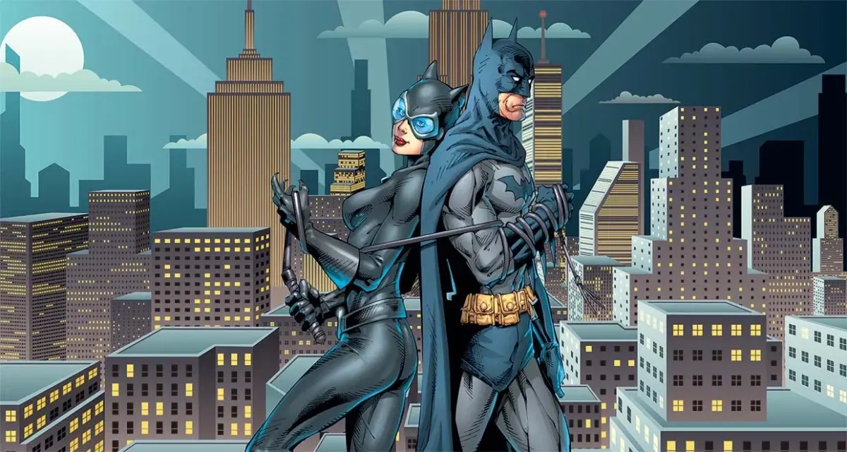 BATMAN, VINYL FABRIC TEXTILE Wall Mural in Different Texture, Code WB2043. It is produced as ONE PIECE WITHOUT JOINT. - Image 1