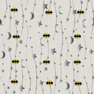 BATMAN MURAL WALLPAPER, Available in Various Paper Texture, Code WB2045. 105 CM WIDE ROLL PANELS.