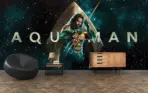 AQUAMAN MURAL WALLPAPER, Available in Various Paper Texture, Code WB2059. 105 CM WIDE ROLL PANELS. - Image 2