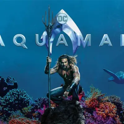 AQUAMAN MURAL WALLPAPER, Available in Various Paper Texture, Code WB2060. 105 CM WIDE ROLL PANELS.