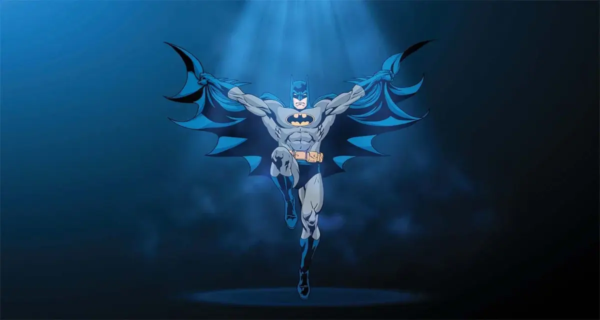 BATMAN, VINYL FABRIC TEXTILE Wall Mural in Different Texture, Code WB2061. It is produced as ONE PIECE WITHOUT JOINT. - Image 1