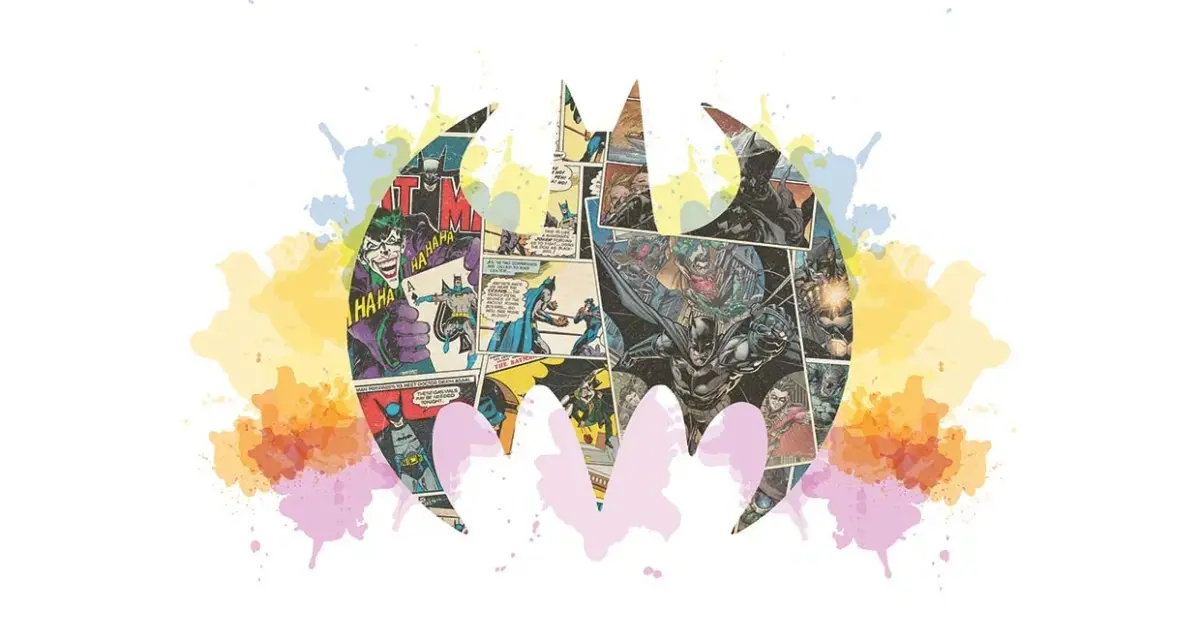 BATMAN MURAL WALLPAPER, Available in Various Paper Texture, Code WB2062. 105 CM WIDE ROLL PANELS. - Image 1