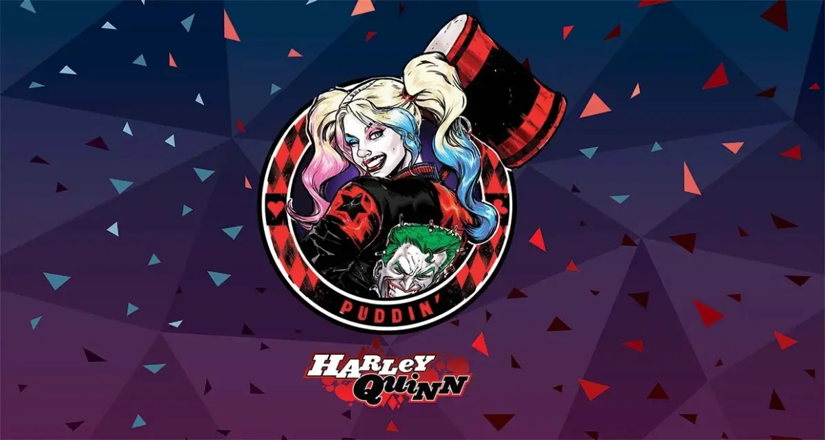 HARLEY QUINN MURAL WALLPAPER, Available in Various Paper Texture, Code WB2064. 105 CM WIDE ROLL PANELS. - Image 1