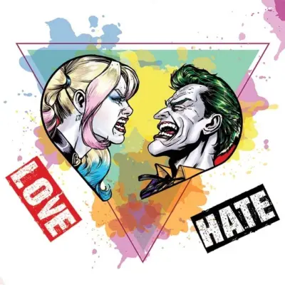 THE JOKER VINYL FABRIC TEXTILE Wall Mural in Different Texture, Code WB2065. It is produced as ONE PIECE WITHOUT JOINT.