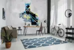 BATMAN, VINYL FABRIC TEXTILE Wall Mural in Different Texture, Code WB2072. It is produced as ONE PIECE WITHOUT JOINT. - Image 2
