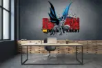 BATMAN, VINYL FABRIC TEXTILE Wall Mural in Different Texture, Code WB2073. It is produced as ONE PIECE WITHOUT JOINT. - Image 2