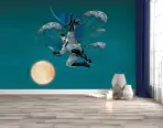 BATMAN, VINYL FABRIC TEXTILE Wall Mural in Different Texture, Code WB2074. It is produced as ONE PIECE WITHOUT JOINT. - Image 2