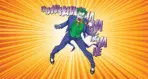 THE JOKER VINYL FABRIC TEXTILE Wall Mural in Different Texture, Code WB2076. It is produced as ONE PIECE WITHOUT JOINT.