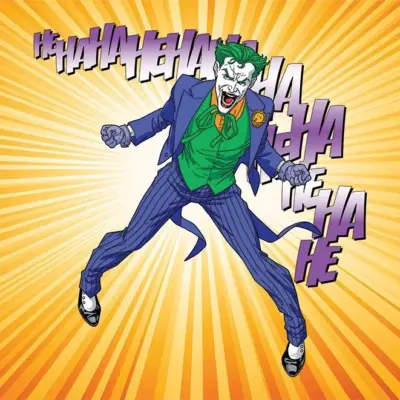 THE JOKER VINYL FABRIC TEXTILE Wall Mural in Different Texture, Code WB2076. It is produced as ONE PIECE WITHOUT JOINT.