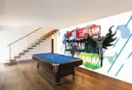 JUSTICE LEAGUE VINYL FABRIC TEXTILE Wall Mural in Different Texture, Code WB2078. It is produced as ONE PIECE WITHOUT JOINT. - Image 2