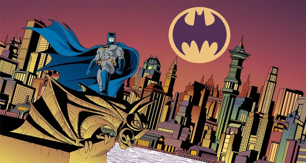 BATMAN, VINYL FABRIC TEXTILE Wall Mural in Different Texture, Code WB2079. It is produced as ONE PIECE WITHOUT JOINT. - Image 1