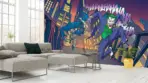 BATMAN, VINYL FABRIC TEXTILE Wall Mural in Different Texture, Code WB2081. It is produced as ONE PIECE WITHOUT JOINT. - Image 2