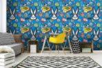 LOONEY TUNES MURAL WALLPAPER, Available in Various Paper Texture, Code WB2092. 105 CM WIDE ROLL PANELS. - Image 2