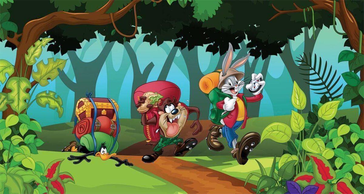 LOONEY TUNES MURAL WALLPAPER, Available in Various Paper Texture, Code WB2100. 105 CM WIDE ROLL PANELS. - Image 1