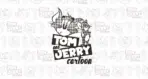 TOM AND JERRY MURAL WALLPAPER, Available in Various Paper Texture, Code WB2105. 105 CM WIDE ROLL PANELS.