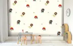 HARRY POTTER, VINYL FABRIC TEXTILE Wall Mural in Different Texture, Code WB2111. It is produced as ONE PIECE WITHOUT JOINT. - Image 2