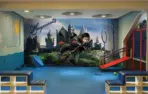 HARRY POTTER, VINYL FABRIC TEXTILE Wall Mural in Different Texture, Code WB2112. It is produced as ONE PIECE WITHOUT JOINT. - Image 2