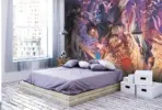 HARRY POTTER, VINYL FABRIC TEXTILE Wall Mural in Different Texture, Code WB2114. It is produced as ONE PIECE WITHOUT JOINT. - Image 2