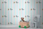 TOM AND JERRY MURAL WALLPAPER, Available in Various Paper Texture, Code WB2115. 105 CM WIDE ROLL PANELS. - Image 2