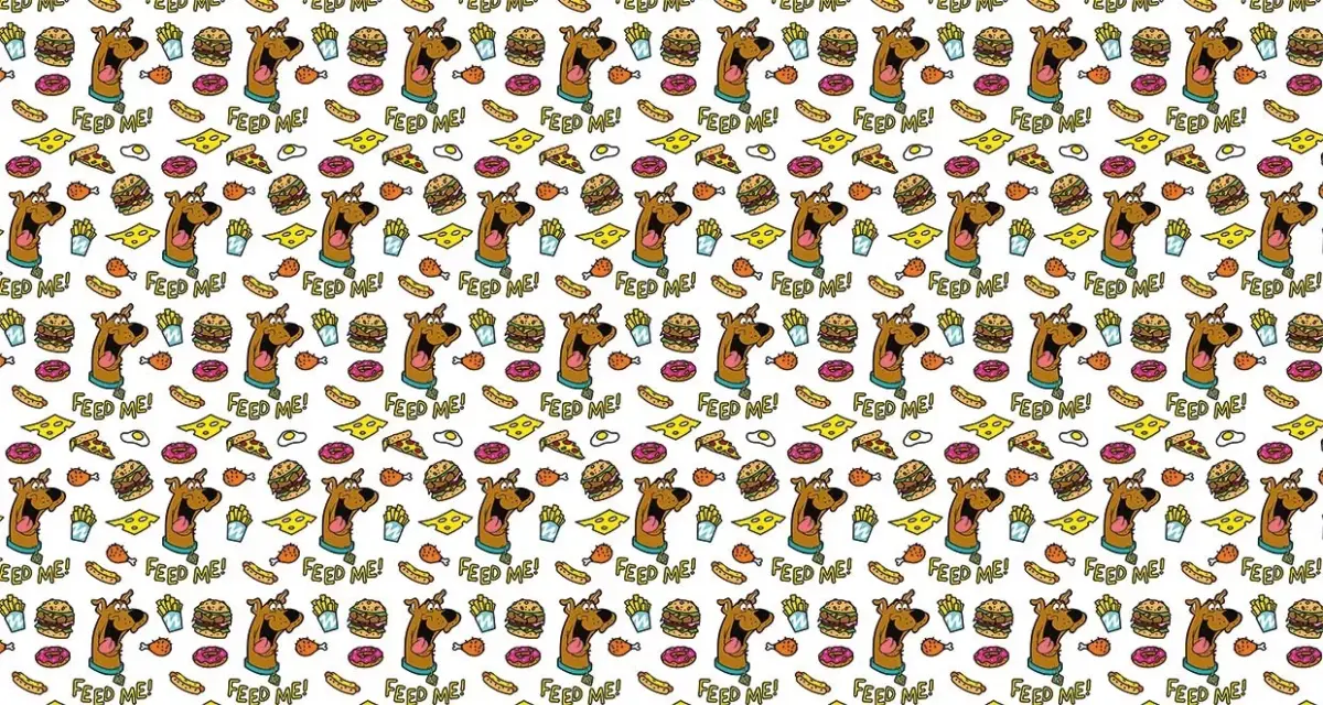 SCOOBY DOO MURAL WALLPAPER, Available in Various Paper Texture, Code WB2117. 105 CM WIDE ROLL PANELS. - Image 1