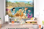 THE FLINTSTONES MURAL WALLPAPER, Available in Various Paper Texture, Code WB2121. 105 CM WIDE ROLL PANELS. - Image 2