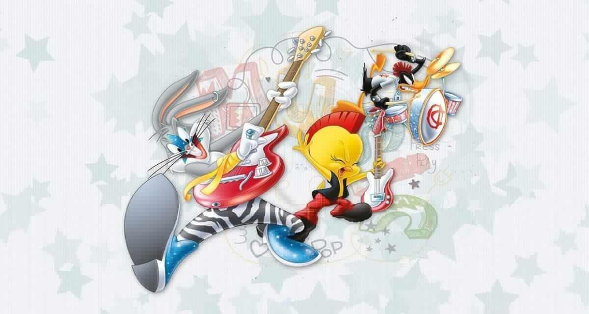 LOONEY TUNES MURAL WALLPAPER, Available in Various Paper Texture, Code WB2123. 105 CM WIDE ROLL PANELS. - Image 1