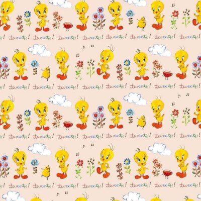 LOONEY TUNES MURAL WALLPAPER, Available in Various Paper Texture, Code WB2132. 105 CM WIDE ROLL PANELS.