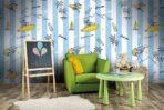 LOONEY TUNES MURAL WALLPAPER, Available in Various Paper Texture, Code WB2143. 105 CM WIDE ROLL PANELS. - Image 2