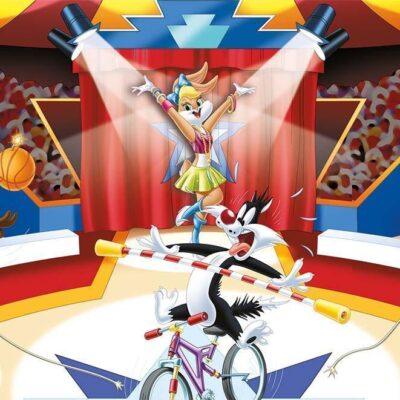 LOONEY TUNES, VINYL FABRIC TEXTILE Wall Mural in Different Texture, Code WB2156. It is produced as ONE PIECE WITHOUT JOINT.