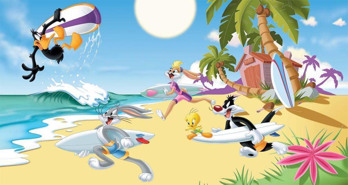 LOONEY TUNES MURAL WALLPAPER, Available in Various Paper Texture, Code WB2169. 105 CM WIDE ROLL PANELS. - Image 1