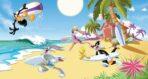 LOONEY TUNES MURAL WALLPAPER, Available in Various Paper Texture, Code WB2169. 105 CM WIDE ROLL PANELS.